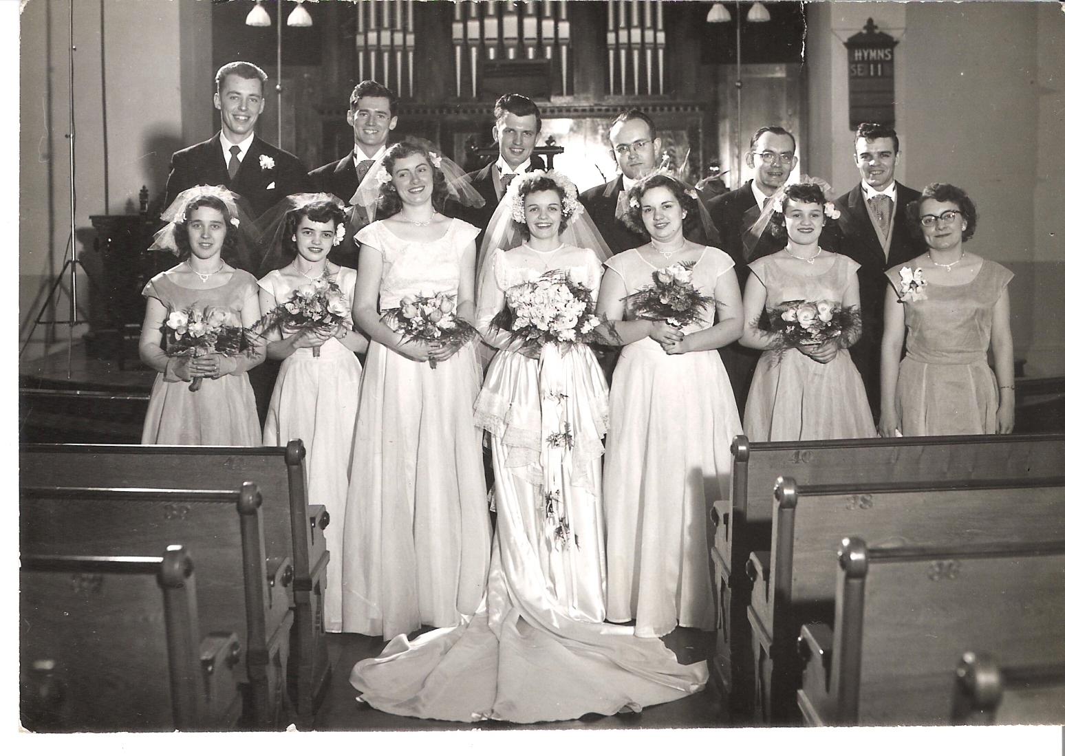 03.17.1951 55 WP 55 Claire &amp; Les Wedding